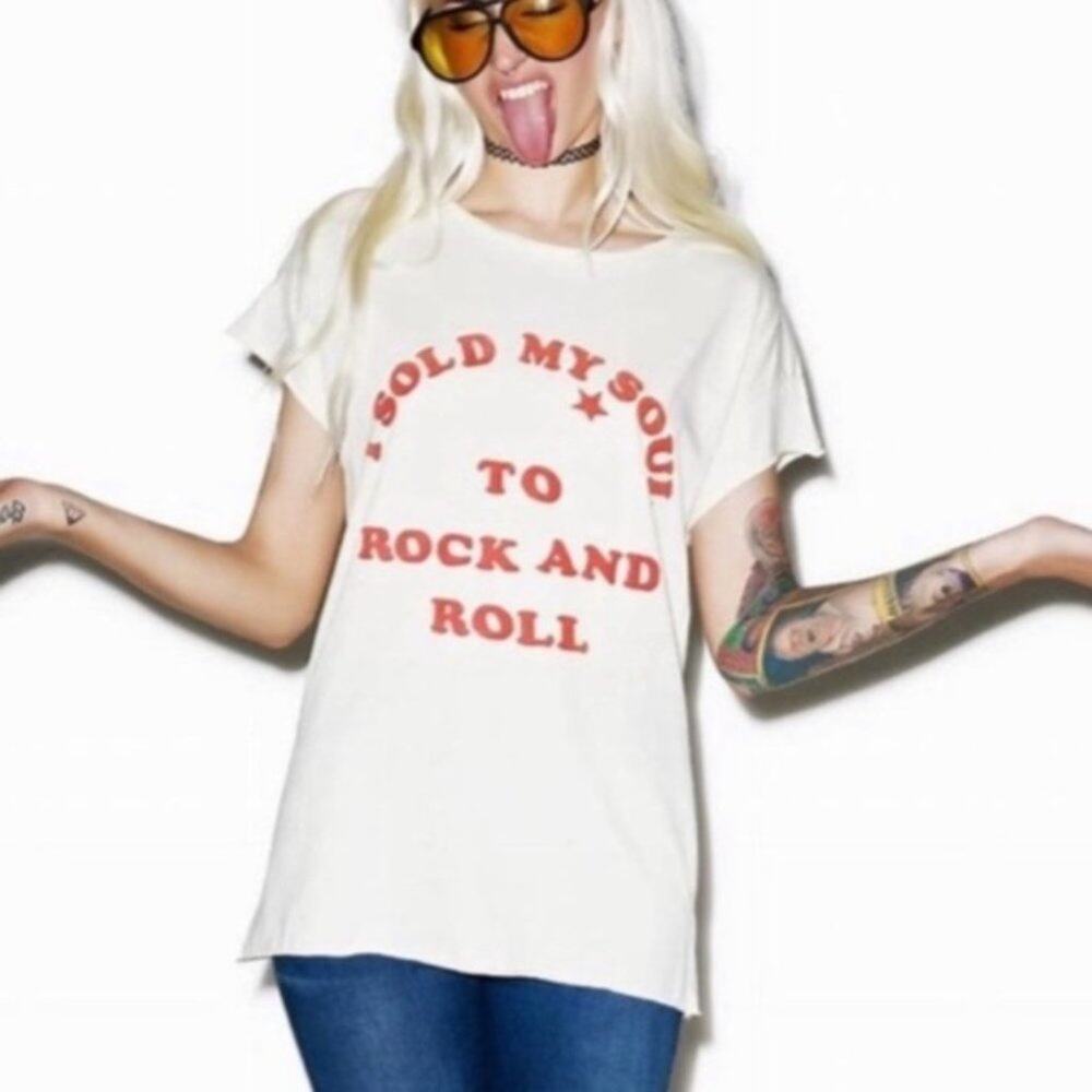 NWT Junk food sold my soul to rock and roll